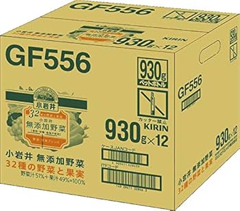 Amazon.co.jp: 小岩井 無添加野菜 32種の野菜と果実 PET (930g×12本